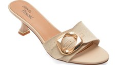 Papuci FLAVIA PASSINI bej, 9217, din material textil