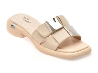Papuci FLAVIA PASSINI bej, X8962, din piele naturala - 1