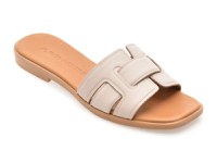 Papuci FLAVIA PASSINI gri, 13176, din piele naturala - 1