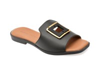 Papuci FLAVIA PASSINI negri, 13234, din piele naturala - 1