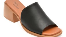 Papuci FLAVIA PASSINI negri, 22069, din piele naturala