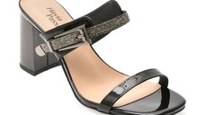 Papuci FLAVIA PASSINI negri, M83, din piele naturala lacuita