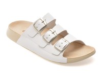 Papuci GRYXX albi, SGP29, din piele naturala - 1