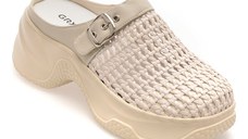 Papuci GRYXX bej, 2511, din piele ecologica