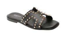 Papuci GRYXX negri, 231360, din piele naturala