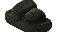 Papuci GRYXX negri, 8811, din material textil