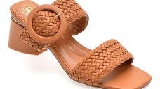 Papuci LAURA BIAGIOTTI maro, 9038, din piele ecologica