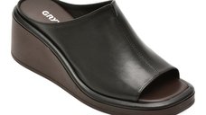 Papuci negri GRYXX 1461255 din piele naturala pentru confort si stil