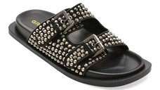 Papuci negri GRYXX H085 din piele intoarsa pentru femei