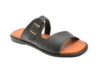 Papuci OZIYS negri, 151, din piele naturala - 1