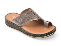 Papuci SHOOZY gri, EV28491, din piele naturala - 1