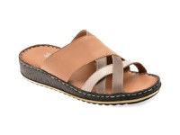 Papuci SHOOZY maro, EV2850, din piele naturala - 1