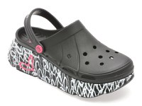 Papuci SKECHERS negri, MAX CUSHIONING FOAMIES, din pvc - 1