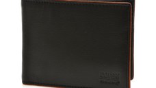 Portofel COVERI negru, C1121, din piele naturala