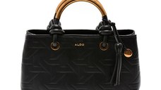 Poseta ALDO neagra, YERIN 006, din piele ecologica