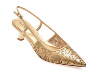 Saboti eleganti ALDO aurii, ELEGANT 711, din piele ecologica - 1