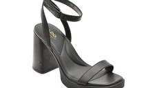 Sandale ALDO negre, BERADE 001, din piele naturala