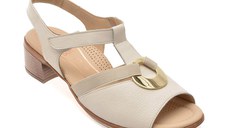 Sandale ARA albe, 35730, din piele naturala