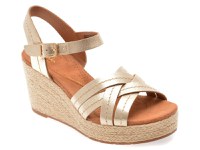 Sandale CLARKS argintii, SABINA STRAP, din piele naturala - 1