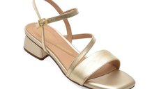 Sandale CLARKS aurii, SERINA 35 STRAP, din piele naturala