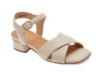 Sandale CLARKS bej, SERINA 35 CROSS, din piele naturala - 1