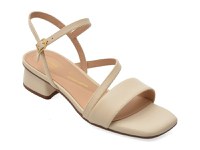 Sandale CLARKS bej, SERINA 35 STRAP, din piele naturala - 1