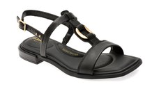 Sandale CLARKS negre, ARIANY SLING, din piele naturala