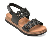 Sandale CLARKS negre, ARWELL GLIDE, din piele naturala - 1