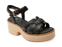 Sandale CLARKS negre, COLEDALE STRAP, din piele naturala - 1