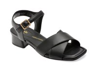 Sandale CLARKS negre, SERINA 35 CROSS, din piele naturala - 1