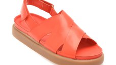 Sandale CLARKS rosii, ARISTELLA SUN, din piele naturala