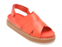 Sandale CLARKS rosii, ARISTELLA SUN, din piele naturala - 1