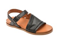 Sandale CORASOL negre, 302623, din piele naturala - 1