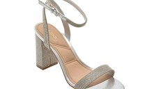 Sandale elegante ALDO argintii, RHIANNON 040, din piele ecologica