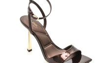 Sandale elegante ALDO maro, ILLUSTRIOUS 201, din piele ecologica lacuita