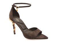 Sandale elegante ALDO maro, MEDEZA 201, din piele intoarsa - 1