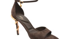 Sandale elegante ALDO maro, MEDEZA 201, din piele intoarsa