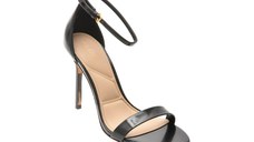 Sandale elegante ALDO negre, JACYNTHE 001, din piele ecologica