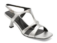 Sandale elegante EPICA argintii, 3269, din piele naturala - 1