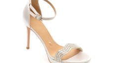 Sandale elegante EPICA argintii, 912506, din piele ecologica