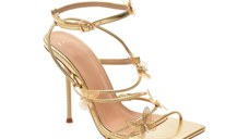 Sandale elegante EPICA aurii, 82964, din piele ecologica