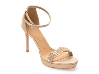 Sandale elegante EPICA aurii, 912506, din piele ecologica - 1