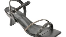 Sandale elegante EPICA negre, 82982, din piele ecologica
