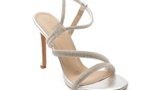 Sandale elegante GRYXX argintii, 3863523, din piele ecologica