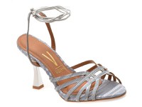 Sandale elegante VIZZANO argintii, 6527202, din piele ecologica - 1