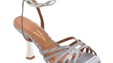 Sandale elegante VIZZANO argintii, 6527202, din piele ecologica