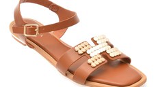 Sandale EPICA maro, 82954, din piele ecologica