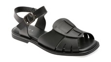 Sandale EPICA negre, 1383C20, din piele naturala