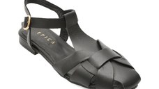 Sandale EPICA negre, 67, din piele naturala