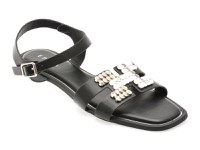 Sandale EPICA negre, 82954, din piele ecologica - 1